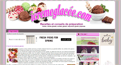 Desktop Screenshot of icremeglacee.com